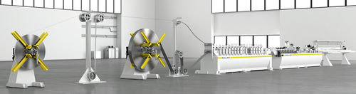 Ligne de profilage pour profilés - D59D - DALLAN - pour barres en T