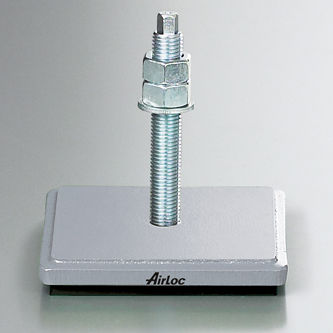 Support antivibratoire carré - GLP /B1 series - AirLoc AG - en élastomère / pour machines