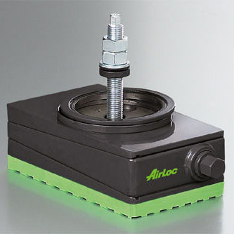 Pied de machine - 2024.1-VRKC series - AirLoc AG - en élastomère / antivibration / fixe
