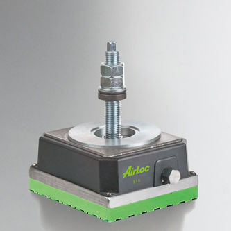 Pied de machine - 515.1-VRKC series - AirLoc AG - en élastomère / antivibration / réglable