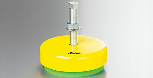 Support antivibratoire rond - PRP series - AirLoc AG - en élastomère / pour machines