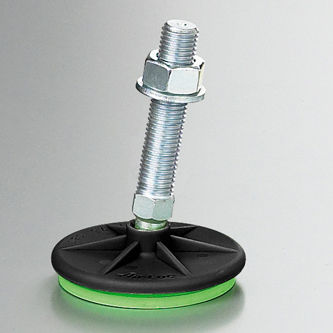 Pied de machine - PR series - AirLoc AG - en plastique / réglable