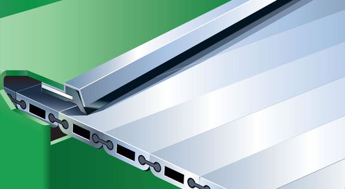 Tapis articulé en aluminium - Alutec GL20, GL50,  - EITEC - à lamelles / pour machine