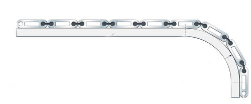 Tapis articulé en aluminium - Alutec 5.5, 3.0 - EITEC - à lamelles / pour machine