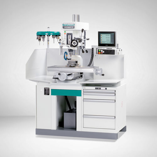 Perceuse-fraiseuse verticale - PICOMAX&reg; 21-D - FEHLMANN - 3 axes / taraudage