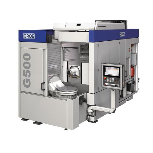 Centre d'usinage CNC 3 axes - G500 - GROB-WERKE - horizontal / pour aluminium / à table rotative inclinable