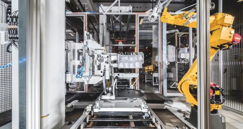 Cellule d'assemblage robotisée - GROB-WERKE - pour applications industrielles / flexible