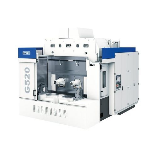 Centre d'usinage CNC 3 axes - G520 - GROB-WERKE - horizontal / pour aluminium / à deux broches