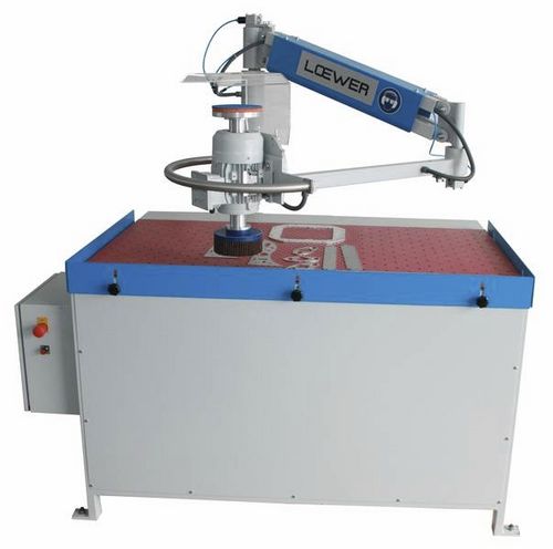Ébavureuse de rayonnage des angles - SwingGrinder - LÖWER - pour tôle