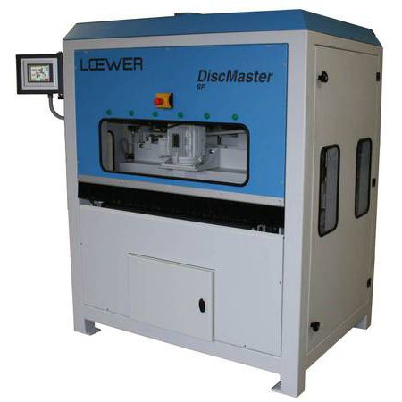 Ébavureuse de rayonnage des angles - DiscMaster SF - LÖWER - pour tôle