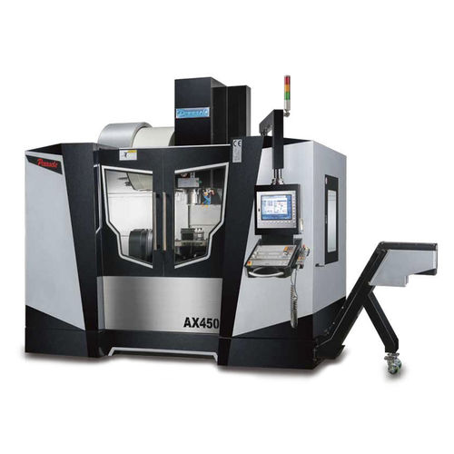 Centre d'usinage CNC 5 axes - AX450  - PINNACLE Machine Tool Co., Ltd. - vertical / à table rotative inclinable / 24 outils