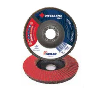 Disque à lamelle pour acier inoxydable - 388931 - Weiler Abrasives - à revêtement en zirconium