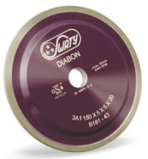 Meule de traitement de surface - Brand DIABON - Weiler Abrasives - plate / périphérique / CBN à liant résine