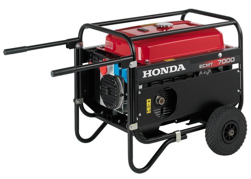 Groupe électrogène essence - 230 - 400 V | ECMT 7000  - Honda France S.A.S. - monophasé / sur roulettes / injection indirecte