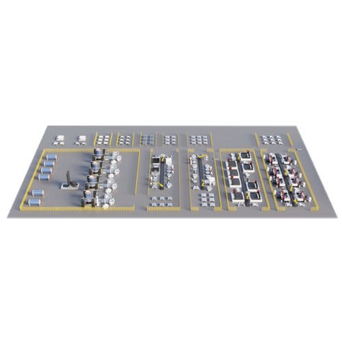 Ligne de production d'électrolytes - Farley Laserlab - automatique / robotisée / laser