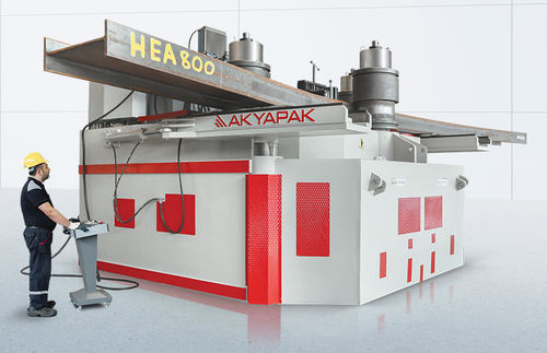 Cintreuse hydraulique - APK 800 - AKYAPAK MAKINA SAN TIC - de tubes / de profilés / horizontale