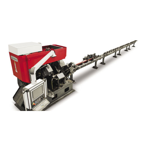 Ligne d'usinage pour profilés cornières - AKD - AKYAPAK MAKINA SAN TIC - pour profilés plats / de marquage / perçage