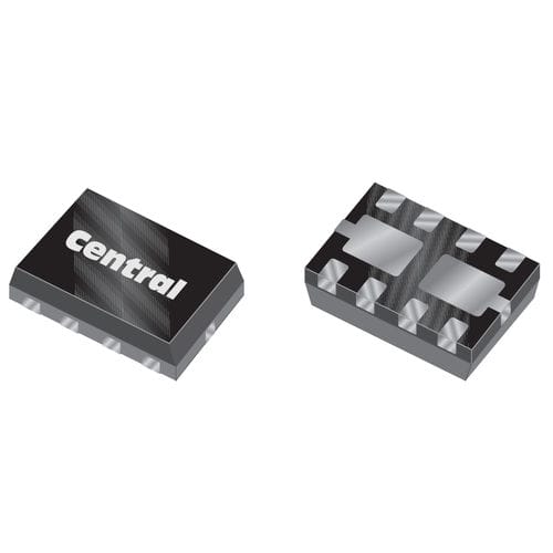 Transistor NPN - CTLM1034-M832D - Central Semiconductor - de puissance / en silicium / diode Schottky