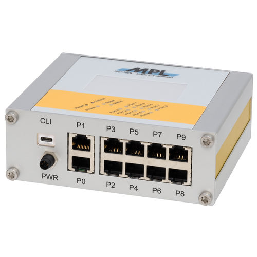Commutateur Ethernet administrable - uMAGBES A10R - MPL - 10 ports / Gigabit Ethernet / sur rail DIN