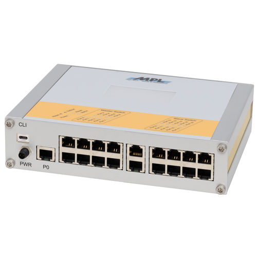 Commutateur Ethernet administrable - uMAGBES A19R - MPL - 19 ports / Gigabit Ethernet / série