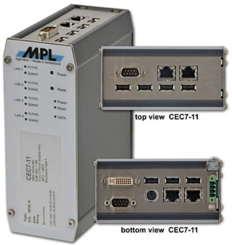 Ordinateur embarqué - Intel Atom Z530P, 1.6 GHz | CEC7-X - MPL - Intel® Atom / Ethernet / compact