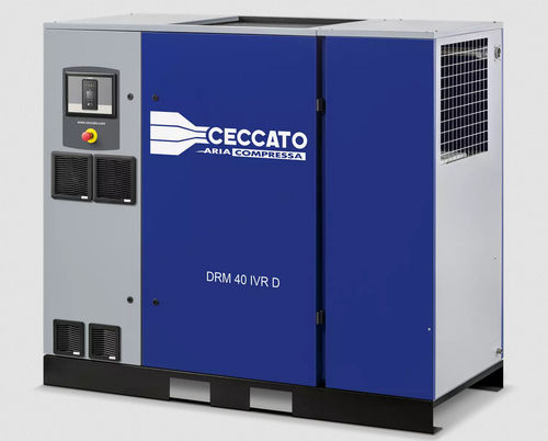 Compresseur à vis - DRM 40 - 60 HP IVR series - Ceccato Aria Compressa - d'air / électrique / stationnaire