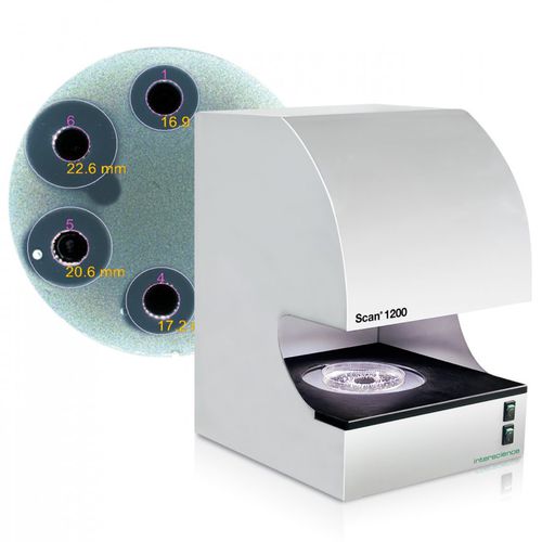 Lecteur de zone d'inhibition - Scan® 1200 - Interscience