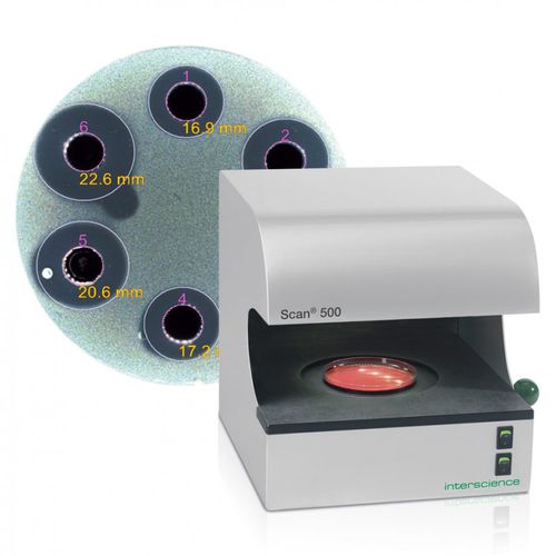 Lecteur de zone d'inhibition - Scan 500 - Interscience