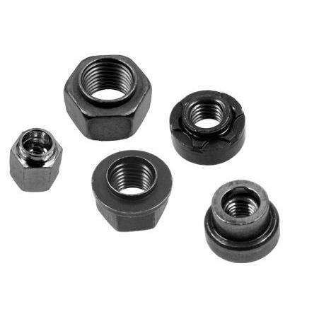 Écrou hexagonal - Lisi Automotive - cylindrique / à embase / moleté