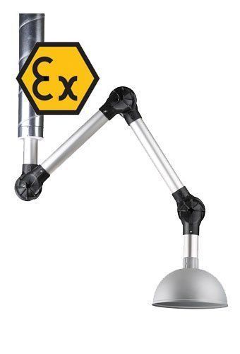 Bras d'aspiration fixe - PERMA - Geovent - articulé / flexible / pour produits chimiques