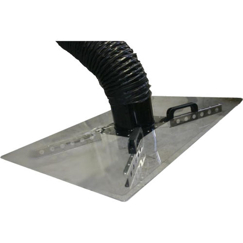 Bras d'aspiration fixe - 12-24 series - Geovent - flexible / pour fumée / avec hotte