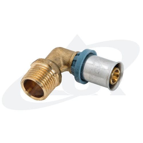 Raccord hydraulique - 4008 series - Unidelta S.p.A. - fileté / coudé à 90° / en laiton
