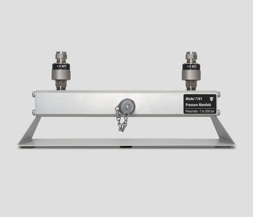 Manifold 2 voies - 7161 - Time Electronics - aluminium / pneumatique / de calibration