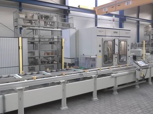 Rectifieuse plane - FS 386 - LOESER GmbH - pour pièces à usiner / contrôlée par PLC / multimeule