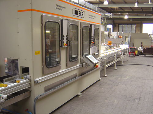 Rectifieuse plane - FS 387 - LOESER GmbH - pour pièces à usiner / contrôlée par PLC