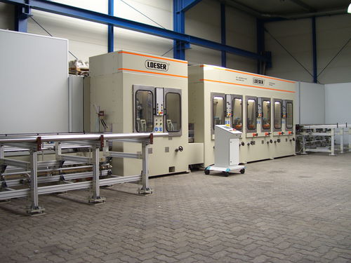 Machine de superfinition rectifieuse - RPS+SF - LOESER GmbH - de finition / linéaire / pour tiges de vérins