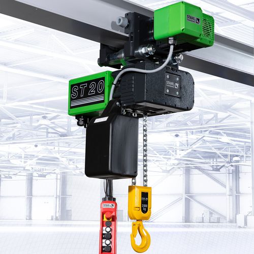 Palan électrique à chaîne - ST series - STAHL CraneSystems GmbH - compact / antidéflagrant / à hauteur perdue extrêmement réduite