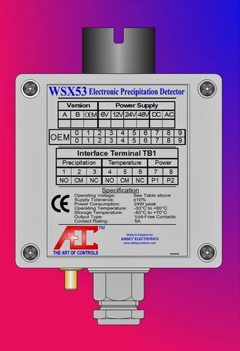 Capteur de précipitations - WSX53G06 - Abbey Electronic Controls