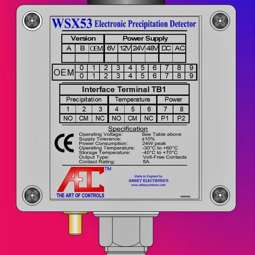 Capteur de précipitations - WSX53G24  - Abbey Electronic Controls