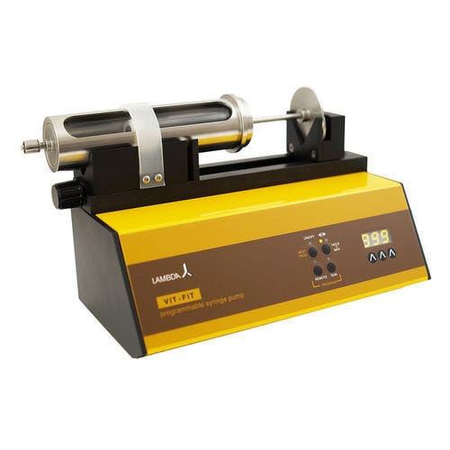 Pompe à seringue - LAMBDA VIT-FIT - LAMBDA Laboratory Instruments - pour produits chimiques / à moteur pas à pas / stationnaire