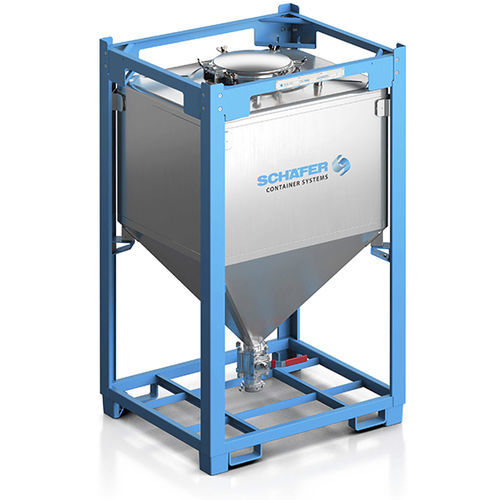 Conteneur IBC en inox - BSIF series - SCHÄFER Container Systems - de produit chimique / pour aliments / pour produits en vrac