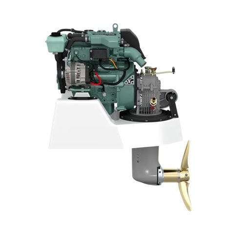 Moteur diesel - D1 series - Volvo Penta - à 2 cylindres / cylindre / en ligne