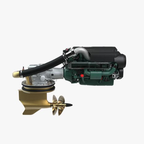 Moteur diesel - D8-IPS series - Volvo Penta - à 6 cylindres / common-rail / en ligne