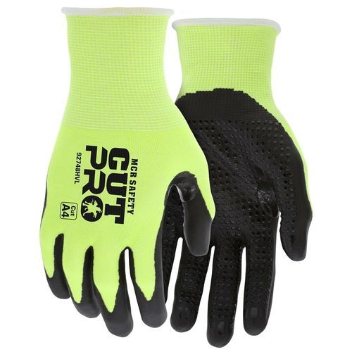 Gants de travail - VP92748HV - MCR Safety - industriel / anticoupure / en nitrile