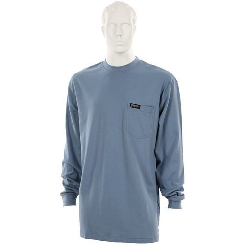 T-shirt de travail - LST1MB - MCR Safety - résistant au feu / contre les arcs électriques / en coton