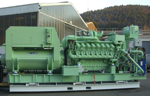 Groupe électrogène diesel - Lindenberg-Anlagen GmbH - triphasé / stationnaire / refroidi par air
