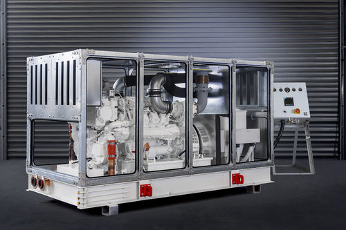 Groupe électrogène diesel - Lindenberg-Anlagen GmbH - triphasé / stationnaire / refroidi par air