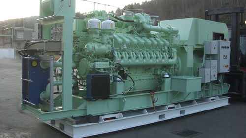 Groupe électrogène diesel - Lindenberg-Anlagen GmbH - triphasé / stationnaire / refroidi par air