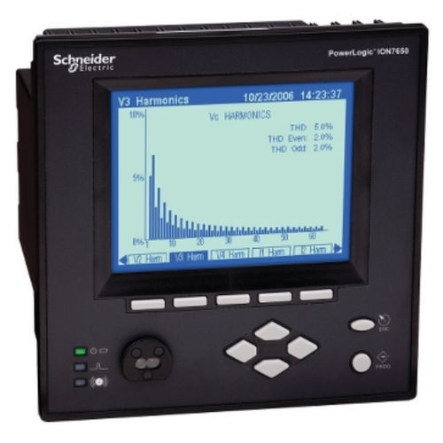 Compteur d'énergie électrique triphasé - PowerLogic ION series  - Schneider Electric - pour montage sur panneau / RS-485 / Modbus