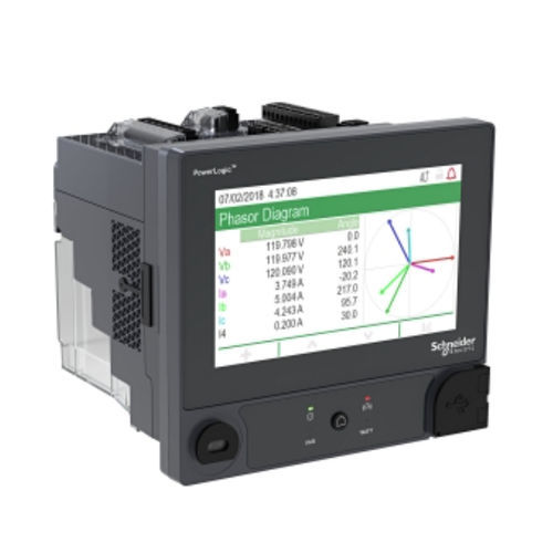Compteur d'énergie électrique triphasé - PowerLogic ION9000 - Schneider Electric - sur rail DIN / avec afficheur LCD